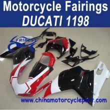 100% Fitment For Ducati 1198 ABS Motorcycle Fairing Kit Corse FFKDU004