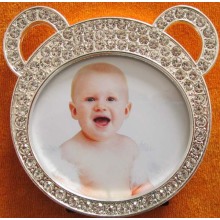 La forma del Oso encantador marco de fotos para bebé