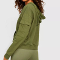 Customized LOGO Green Women's Hoodies