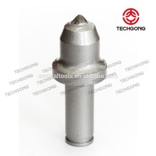 mining machine parts with forged cutter body carbide tip
