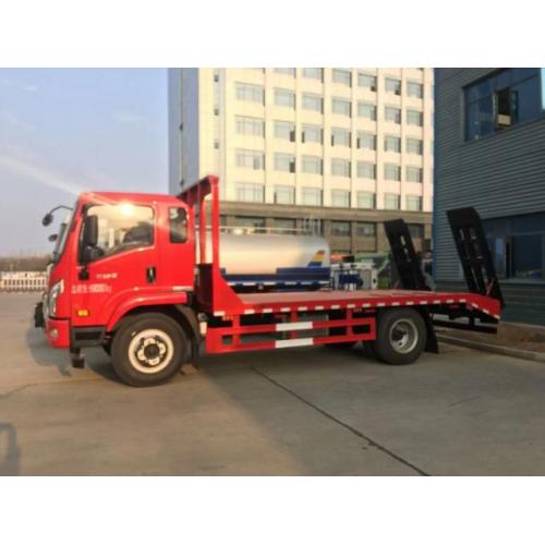 Dongfeng 4x2 camión de cama plana para maquinaria de construcción