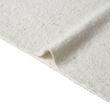 Wool Cotton Polyester Blended Knitted Fleece Fabric