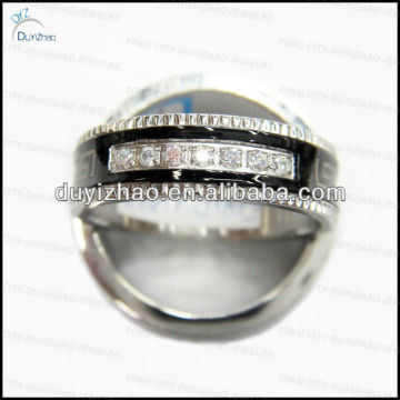 stainless steel cz ring