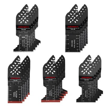 High Efficiency Long Teeth Starlock Oscillating Tool Blade Set - 32mm Cutting Saw Blade