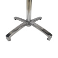 Good quality bar table base D680X720MM high and low polish shiny base