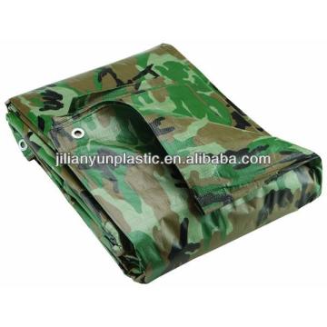 heavy duty UV treated camo waterproof fabric camo tarp