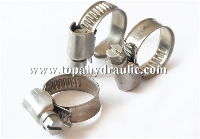 German heavy duty carbon steel hose clip