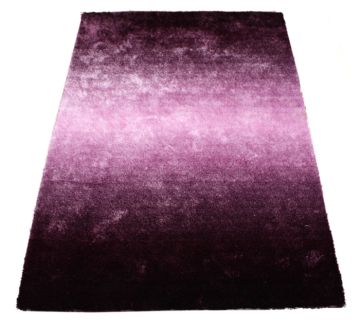 Silk Polyester Shaggy Gradational Color