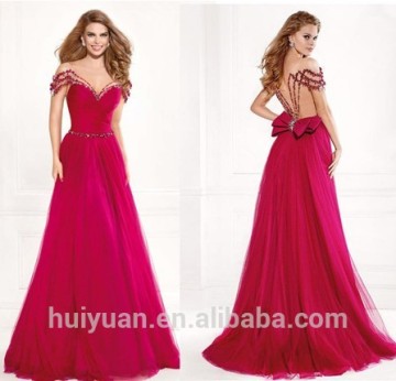 sweety low back out ball gown full length chiffon red ball gown wedding dress