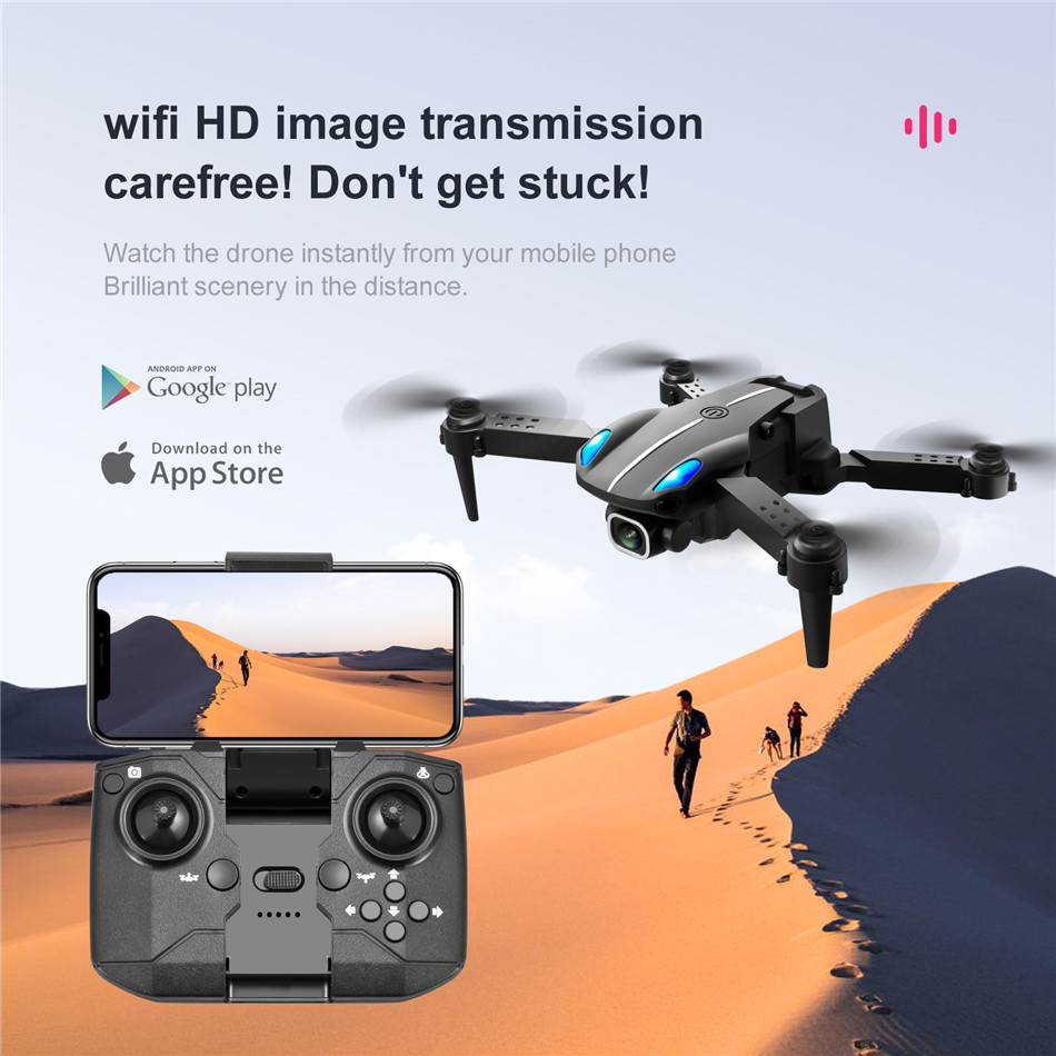 Customizable camera drone KY907 4K Obstacle avoidence dual camera drone Gesture Photos and 50x zoom drone quadcopter