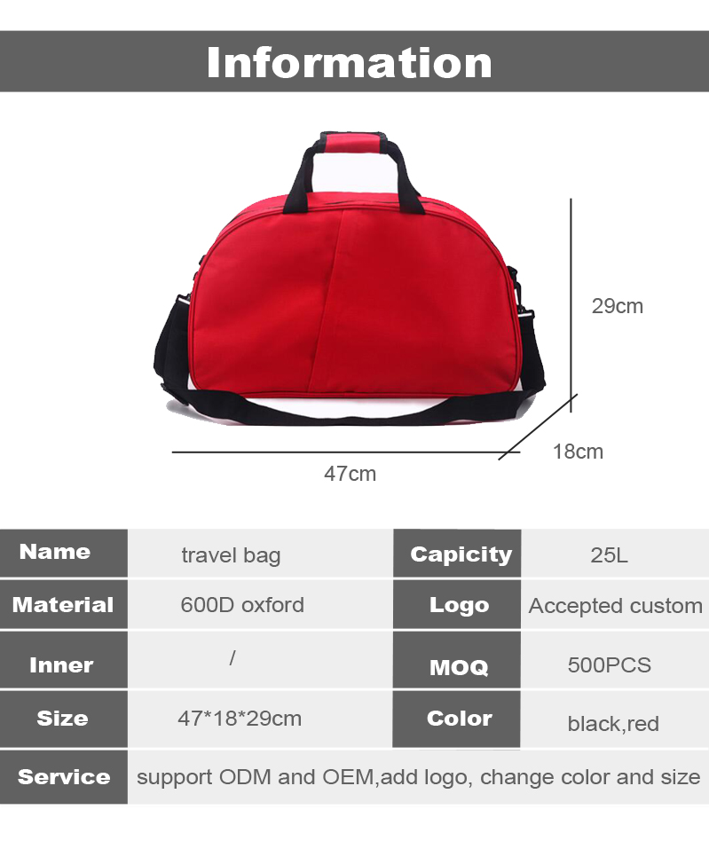 Wholesale men duffel travel bag large capacity outdoor Gym Sports Luggage Bag Waterproof Travel Duffle bag