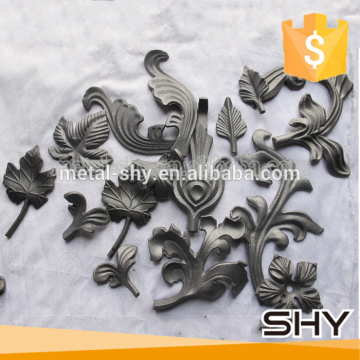 Cast steel ornaments metal ornaments cast steel leaves