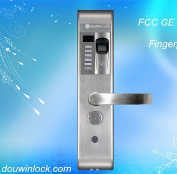 Korea finger print pin code door lock