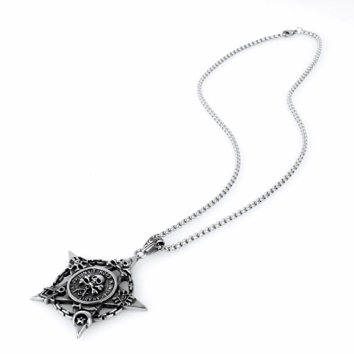 Customized Fashion Five-pointed Star Skull Head Pendant