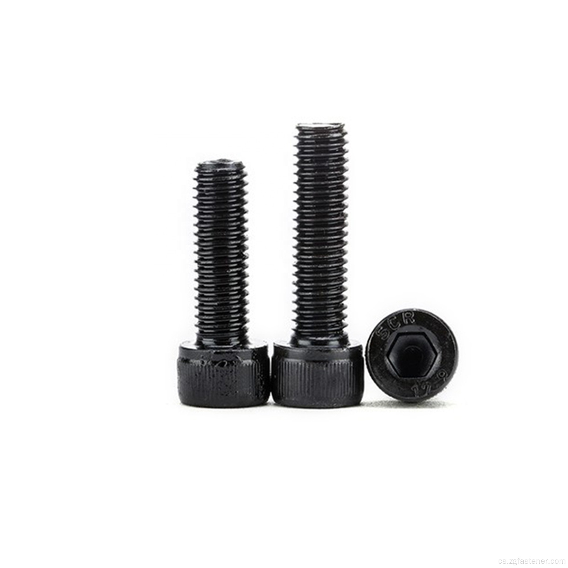 Černý zinkový stupeň 8.8 Hexagon Socket Screw Zinc Ploted DIN 912 Hexagon Socket hlavy šrouby 8.8