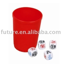 Dice cup set,dice cup,dice,game, travel game,table game, gambling