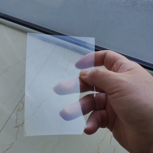 super clear PLA polylactic rigid sheet biodegradable