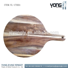 With Handle Round Serving Platter Pizza Peel wooden chopping board