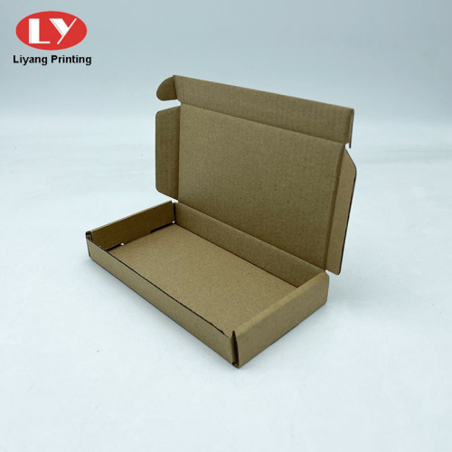 Kraft Paper Liten Shipping Mailer Box för tallrik