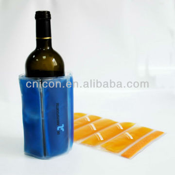 Gel wine cooler wrap