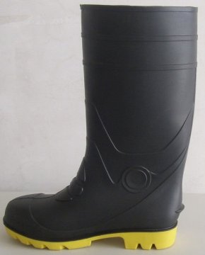 Cheap Men safety PVC rain boots,Man safety boot
