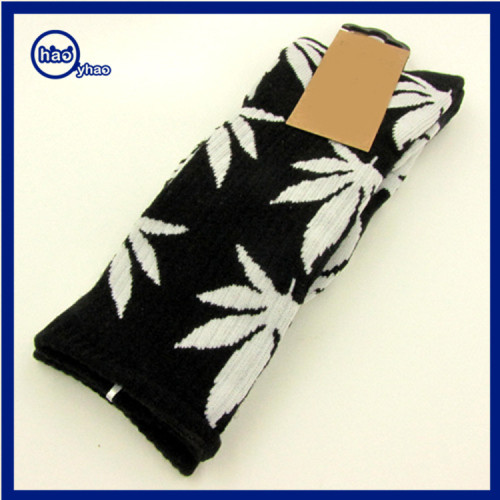 Tube Socks Wool Hiphop Sport Socks Maple Leaf Fashion Plantlife Cannabis Marijuana Style Pink Weed Socks