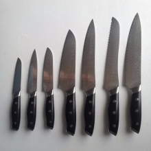 QXF New Design Damascus Kitchen Knife Set - Damascus Chef Knife Set