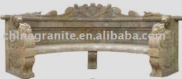 antique stone bench