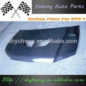 FOR Mitsubishi Evolution EVO 7 Carbon Fiber OEM Hood Bonnet