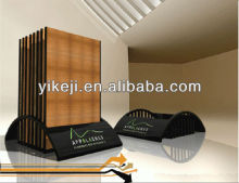 metal material wood flooring display rack,steel material wood flooring display stand, wood flooring display rack