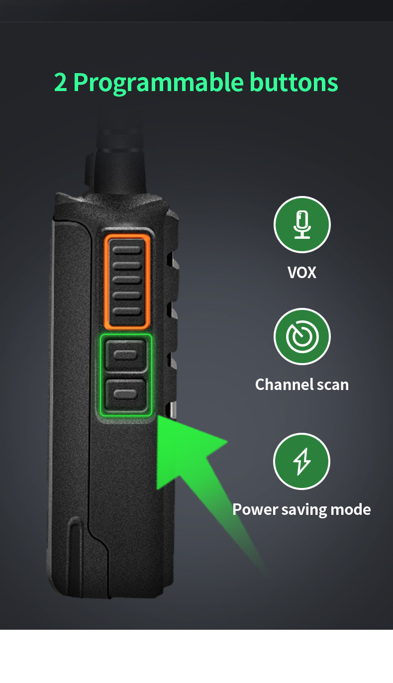 ETMY ET-66 Mini Hotel 2 Way Radio Call UHF Long Distance Cheap Walkie Talkie 2pcs Set