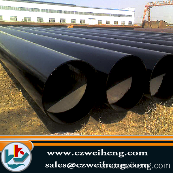 LSAW erw steel pipe API5L / ASTM A53 GrB / Q235 / SS400