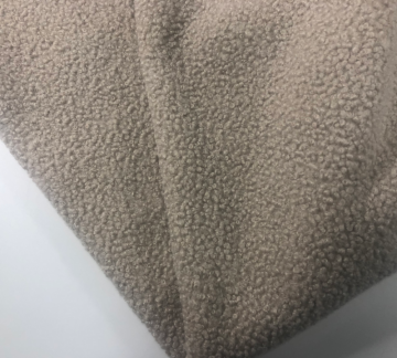 100% Polyester boucle sherpa fleece fabric roll