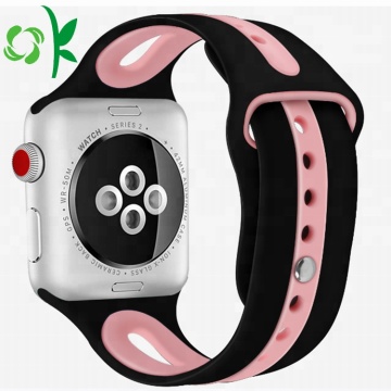 Double Color Men/Women Sport Iwatch Silicone Straps