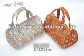 Fabric Hand Bag With Shining Color for Ladies' Use
