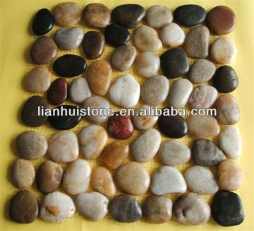 Pebble Mosaic, Pebble Tile On Mesh, Pebble Flooring