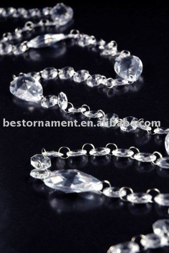 Wedding Decoration Clear Bead Crystal Garland