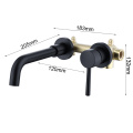 Matte Black One Handle Brushed Black Basin Faucet