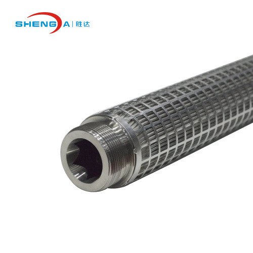 Pleated Sintered Metal Fiber and Metal Mesh Candle filter