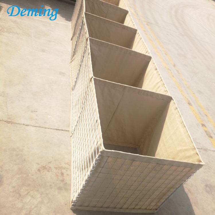 1x1x1m Military Welded Galfan Coated Hesco Barrier