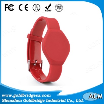 China factory PVC material 125khz TK4100 EM4100 Rfid Wristband