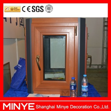 inward open aluminum swing window/aluminum window manufacturing