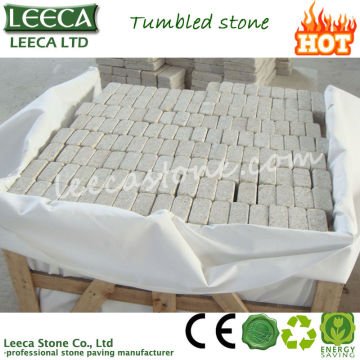 Yellow granite interlocking driveway pavers