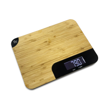 Bamboo Kitchen Scale Set - 5kg Digital Balance with Cookware