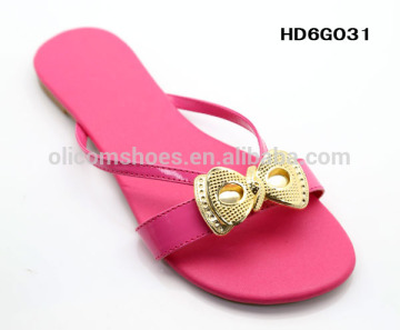 Wholesale flat PCU Women slipper sandal