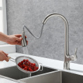 Pull-Down Faucet with Large Impact Area