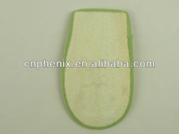 Loofah bath mitt