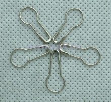 Safety pin for garment tag