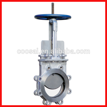 China manufacturer stainless steel rising stem knife gate valve