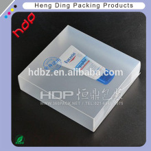 Top quality Customized transparent plastic pp box package With color Printing